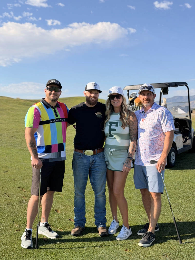 Players on the Golf Field